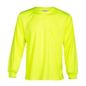 ML Kishigo Hi-Vis Long Sleeve T-Shirt in Hi-Vis Yellow